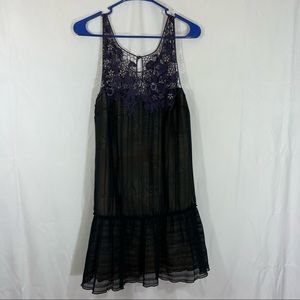 Free people dress sleeveless purple, size M in good condition